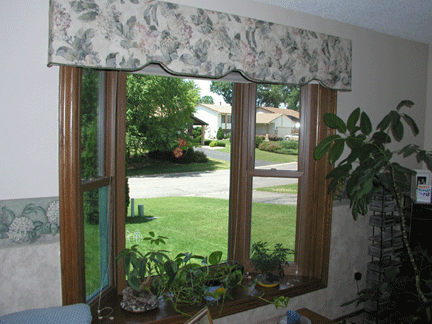 Bay Window With Flowerws