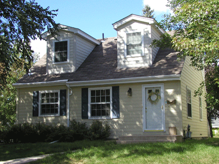 Front Of House With two Dormers Added